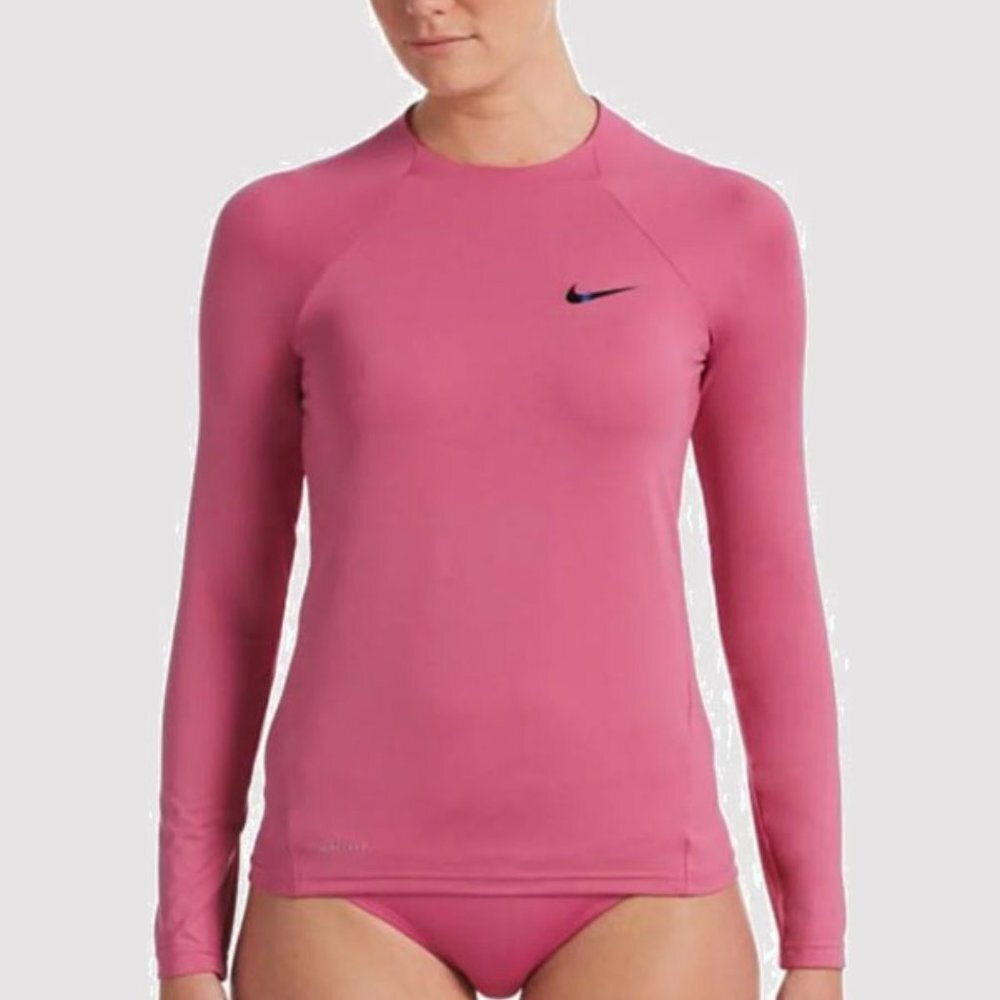 NIKE ESSENTIAL LONG SLEEVE HYDRO RASH GUARD